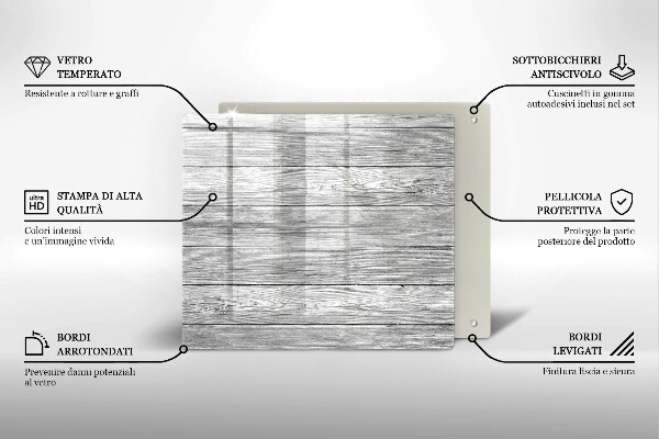 Protector encimera Tableros de madera viejos