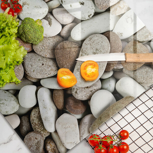 Cubre vitrocerámica Fondo de piedras pequeñas
