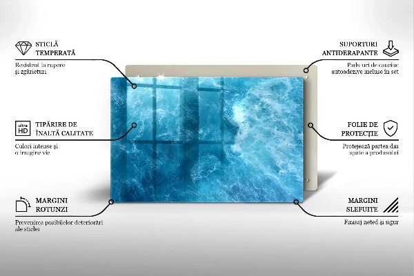 Cubre vitrocerámica Agua azul