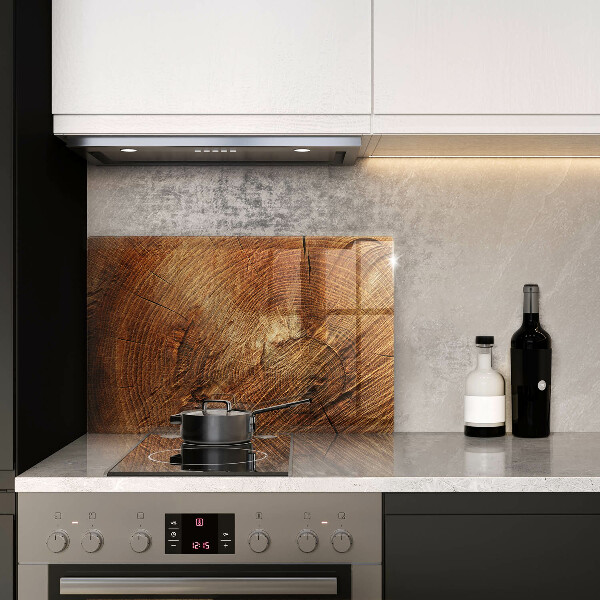 Cubre vitrocerámica Grano de madera del árbol