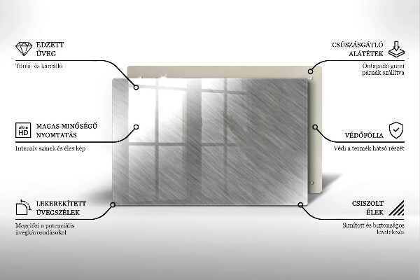 Cubre vitrocerámica Fondo de textura metálica