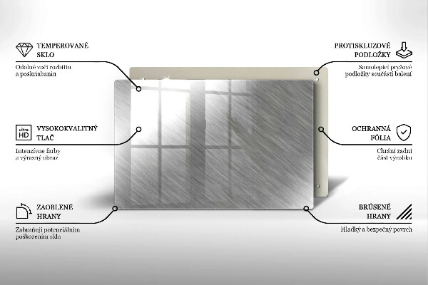 Cubre vitrocerámica Fondo de textura metálica