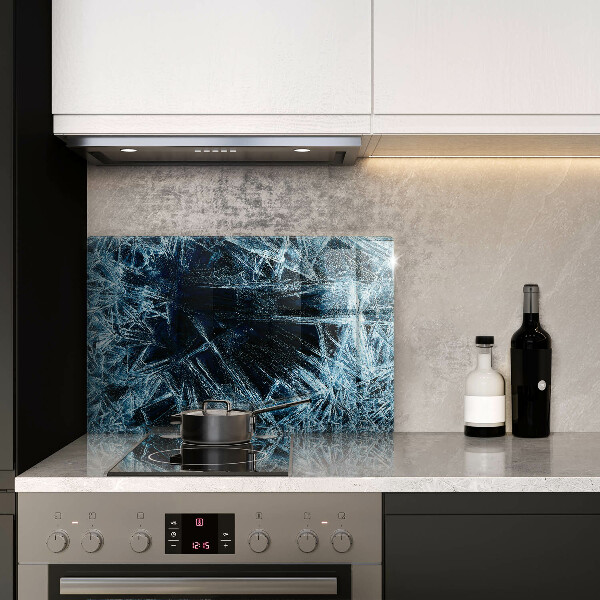 Cubre vitrocerámica Estructura del hielo afilado