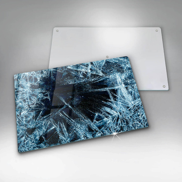 Cubre vitrocerámica Estructura del hielo afilado