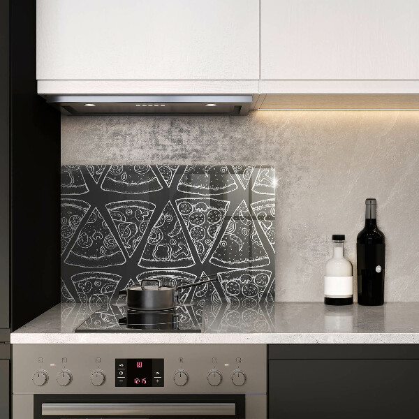 Cubre vitrocerámica Ilustración de pizza