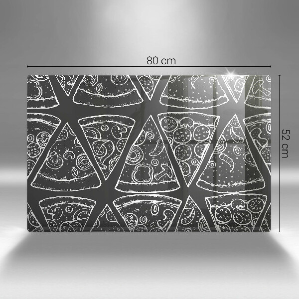 Cubre vitrocerámica Ilustración de pizza