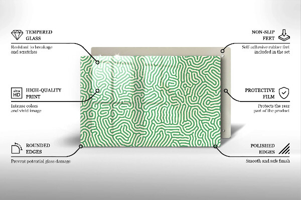Cubre vitrocerámica Líneas abstractas