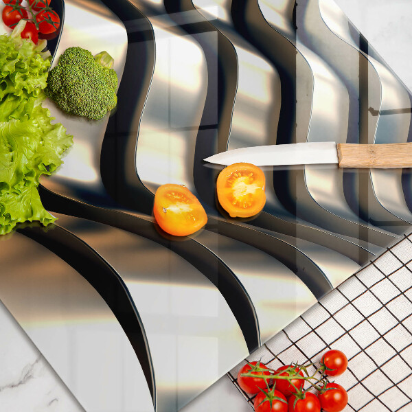 Cubre vitrocerámica Formas metálicas 3d