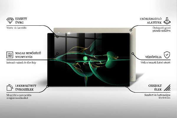 Cubre vitrocerámica Abstracción moderna