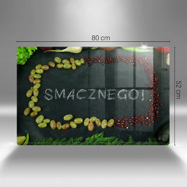 Cubre vitrocerámica Inscripción smacznego!