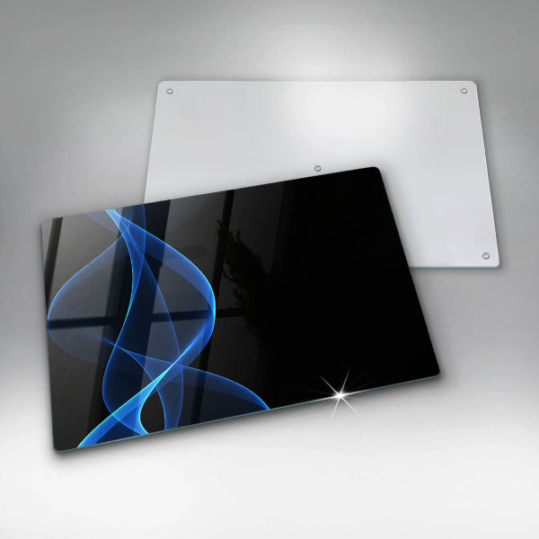 Cubre vitrocerámica Líneas azules de humo