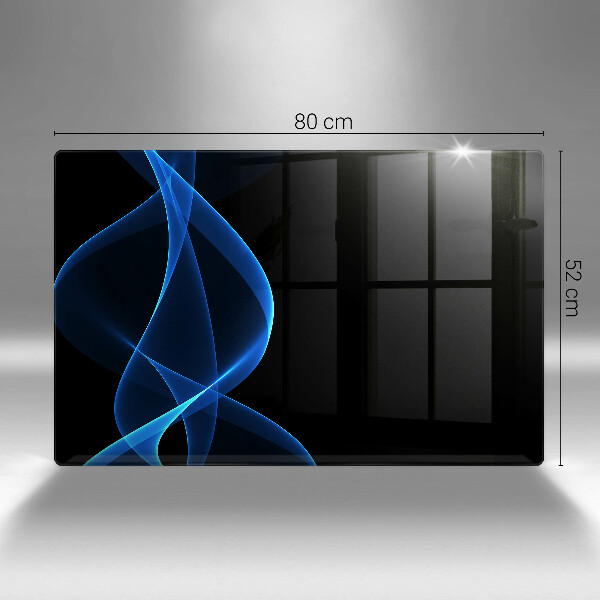 Cubre vitrocerámica Líneas azules de humo