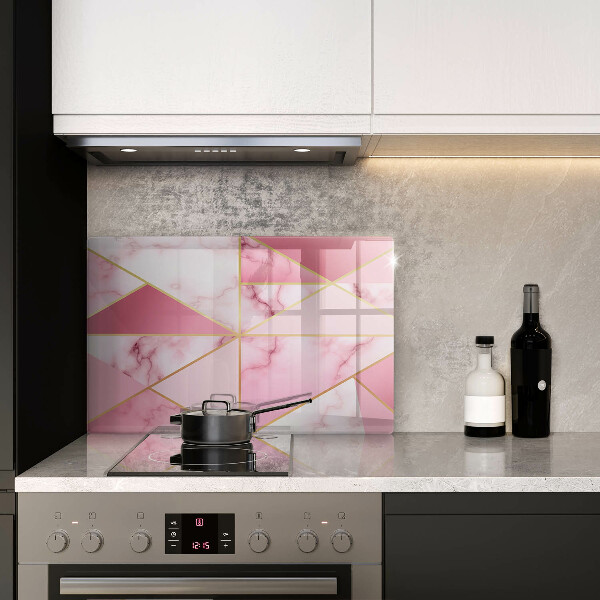 Cubre vitrocerámica Mármol geométrico