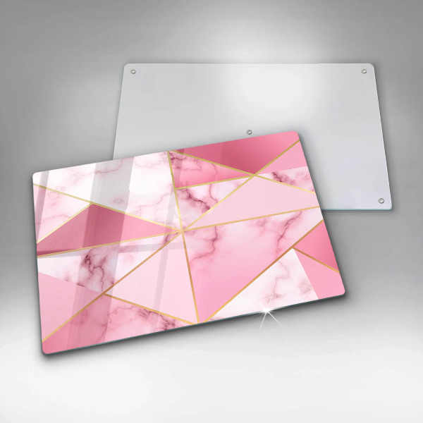 Cubre vitrocerámica Mármol geométrico