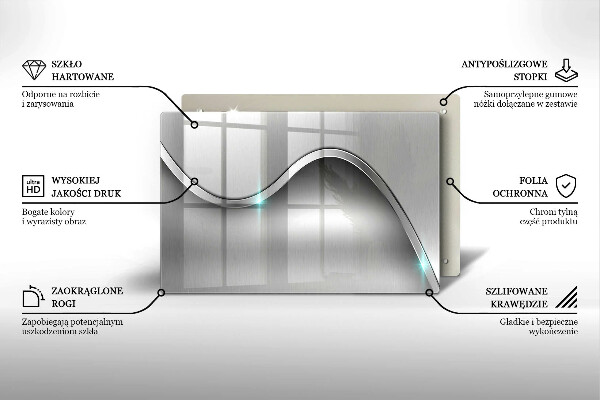 Cubre vitrocerámica Abstracción de metales