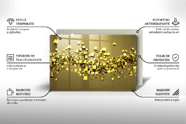 Cubre vitrocerámica Geometría 3d abstracta