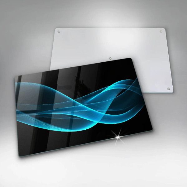 Protector placa inducción Abstracción azul