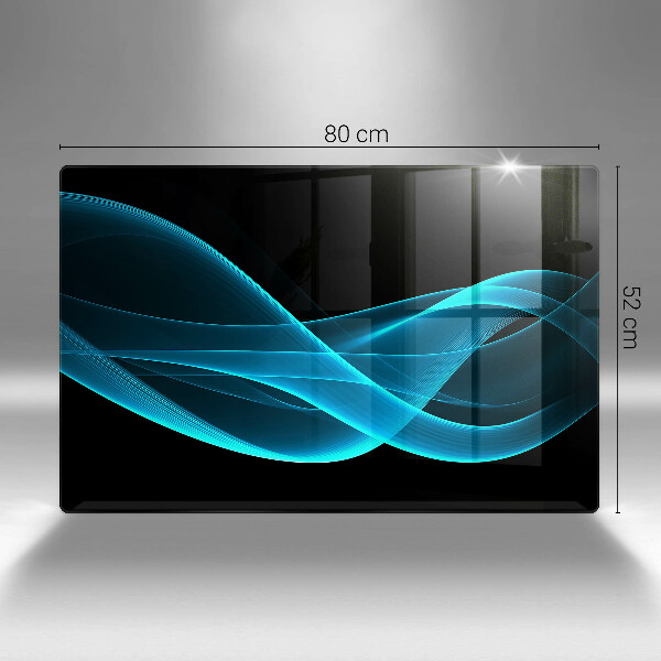 Protector placa inducción Abstracción azul