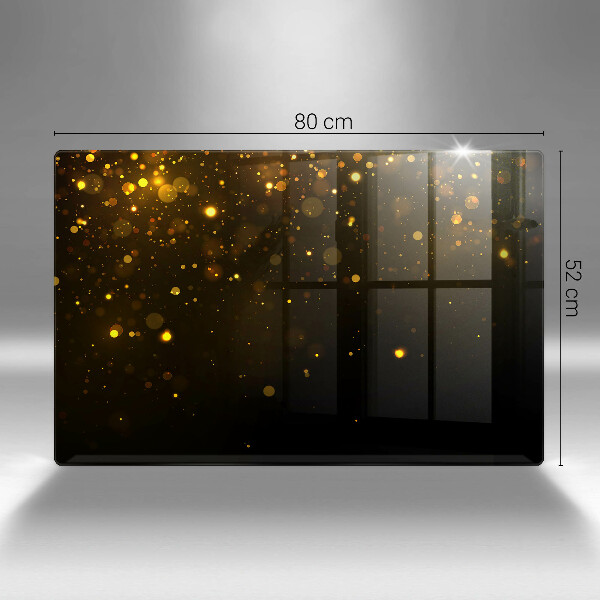 Protector placa inducción Brillo dorado