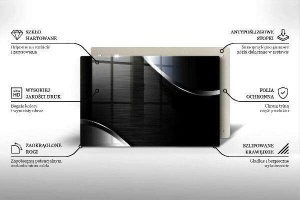 Cubre vitrocerámica Abstracción de metales