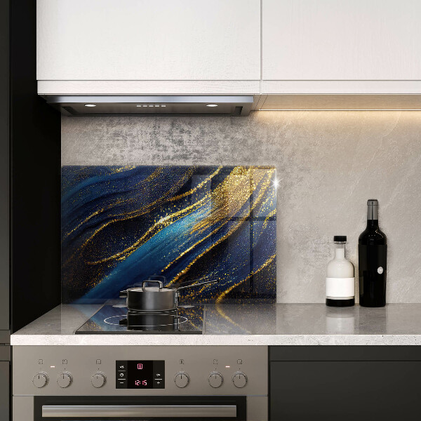 Cubre encimera Abstracción azul marino