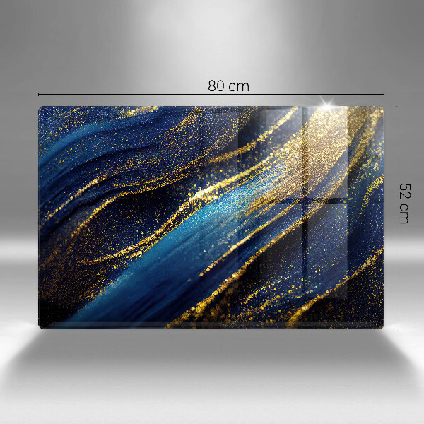 Cubre encimera Abstracción azul marino