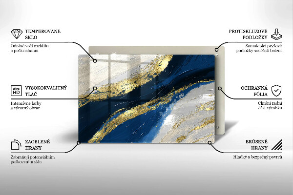 Cubre encimera Textura con oro