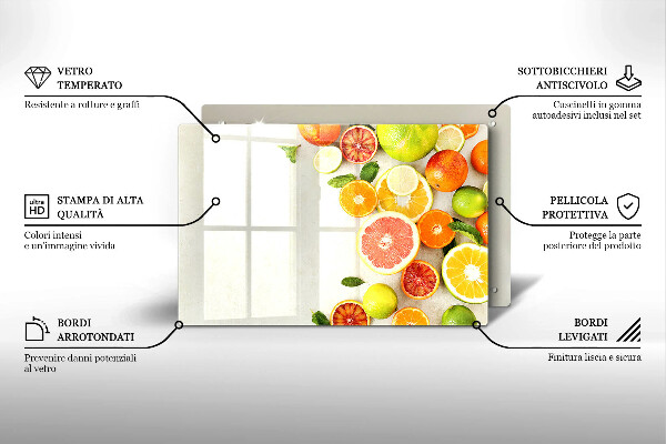 Cubre encimera Frutas cítricas