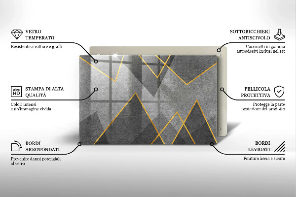 Cubre encimera Formas afiladas