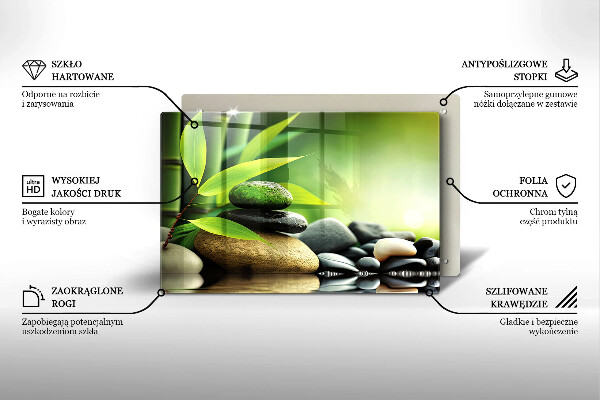 Cubre encimera Piedras de bambú zen