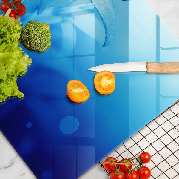 Cubre encimera Flores azules