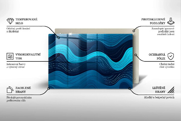 Cubre encimera Ondas abstractas