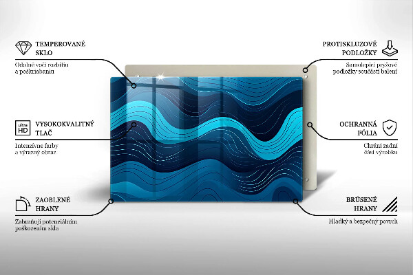 Cubre encimera Ondas abstractas