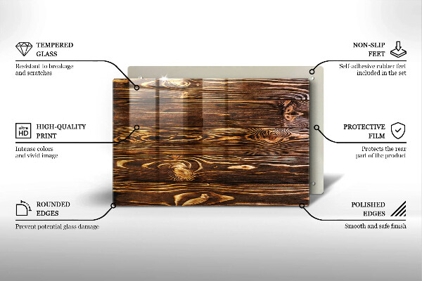 Cubre encimera Textura de madera