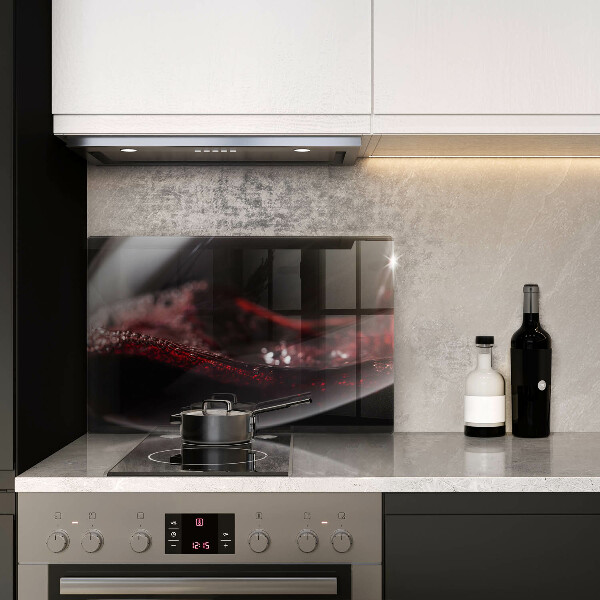 Cubre encimera Vino tinto en una copa