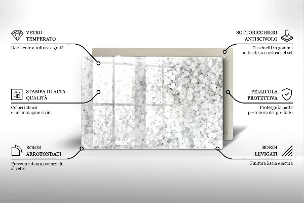 Cubre encimera Cristales de sal