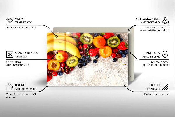 Cubre encimera Frutas navideñas