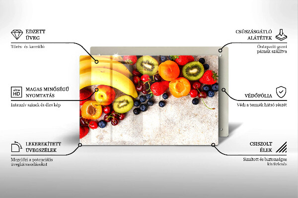 Cubre encimera Frutas navideñas