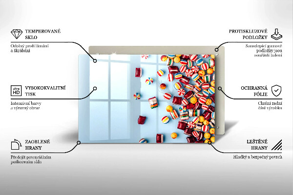 Cubre encimera Caramelos de colores