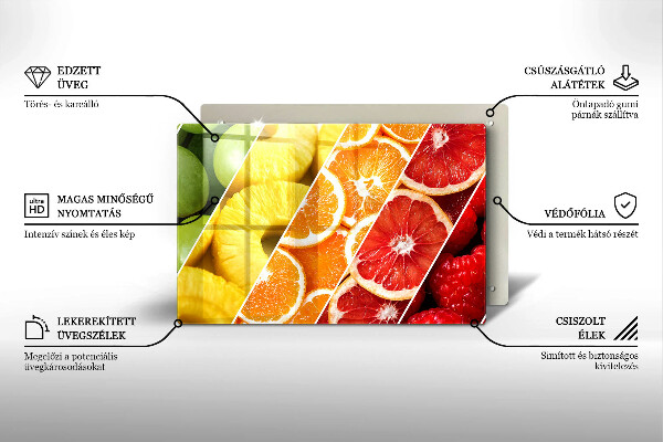 Cubre encimera Frutas coloridas