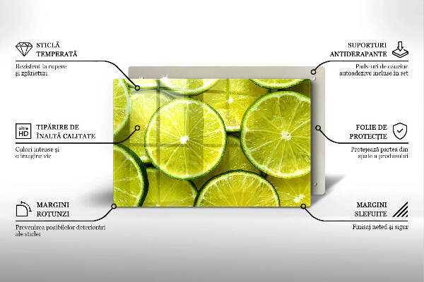 Cubre encimera Rodajas de lima