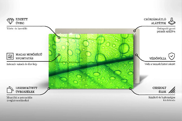 Cubre encimera Primer plano de una hoja