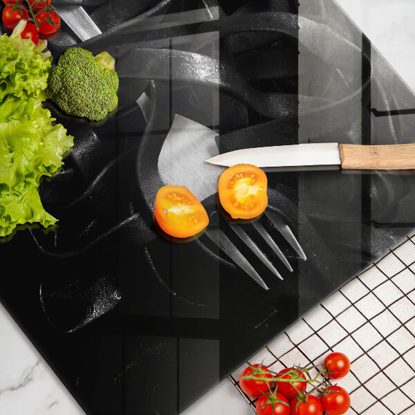 Cubre encimera Pasta negra de tallarines