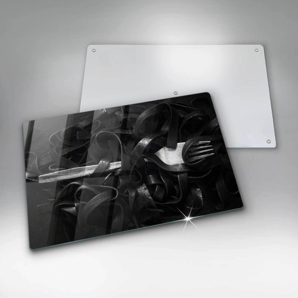 Cubre encimera Pasta negra de tallarines