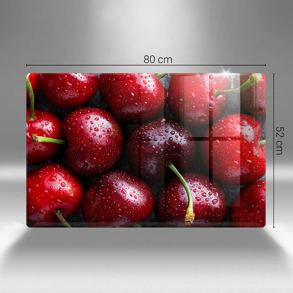 Cubre encimera Primer plano de cerezas