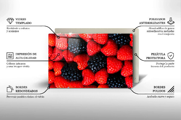 Cubre encimera Frambuesas y moras