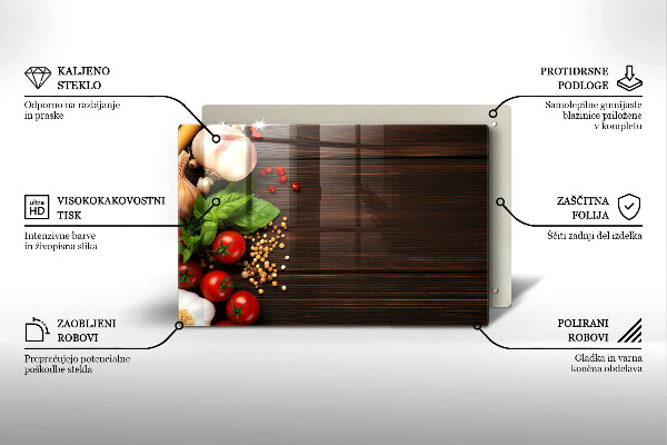 Cubre encimera Verduras en la mesa