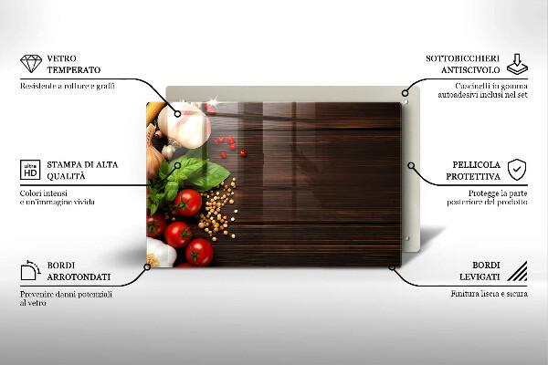 Cubre encimera Verduras en la mesa