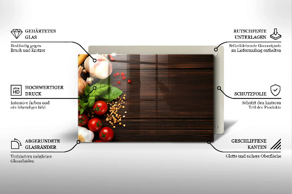 Cubre encimera Verduras en la mesa