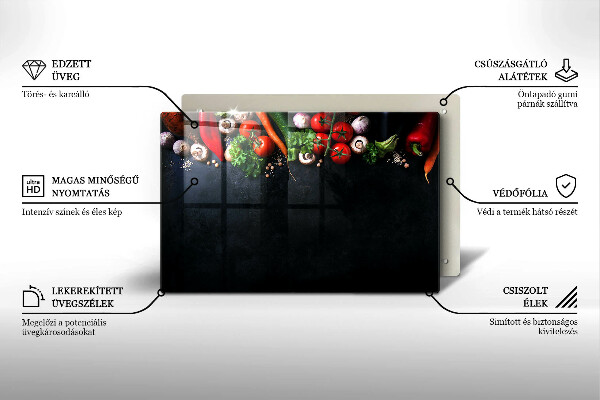 Cubre encimera Verduras coloridas